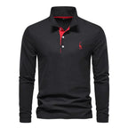 Ronny - Langärmliges Poloshirt für Herren