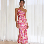 Sofy - Elegantes Midikleid mit Neckholder für Frauen