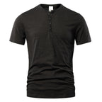 Herren Henley T-Shirt – Lässig & Klassisch