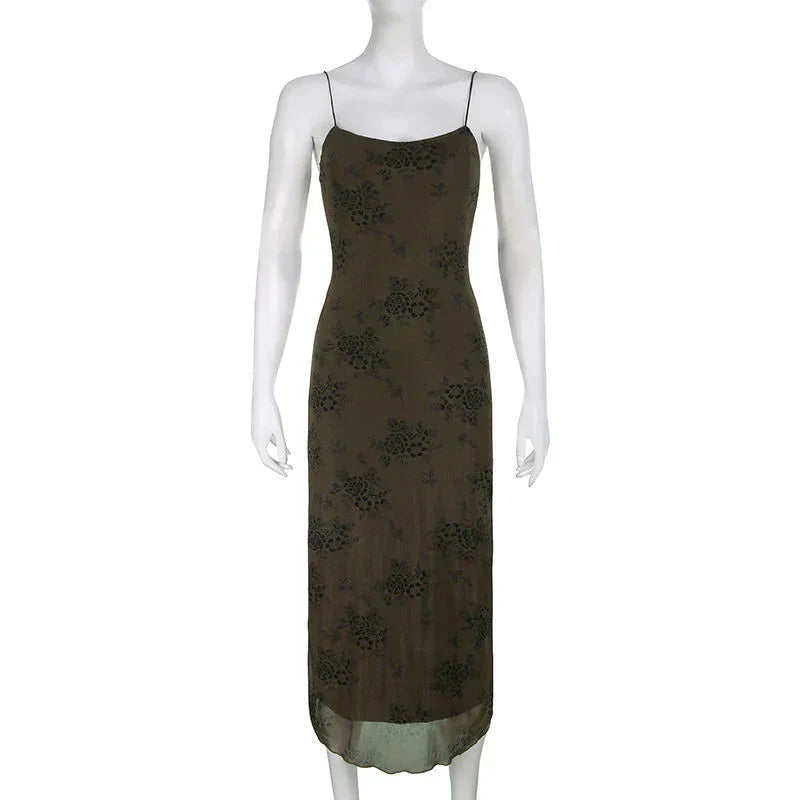 Verona - Vintage-Kleid aus floraler Spitze mit transparentem Overlay