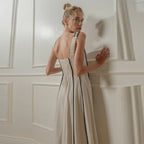 Juressy - Kleid mit quadratischem Ausschnitt und Streifen