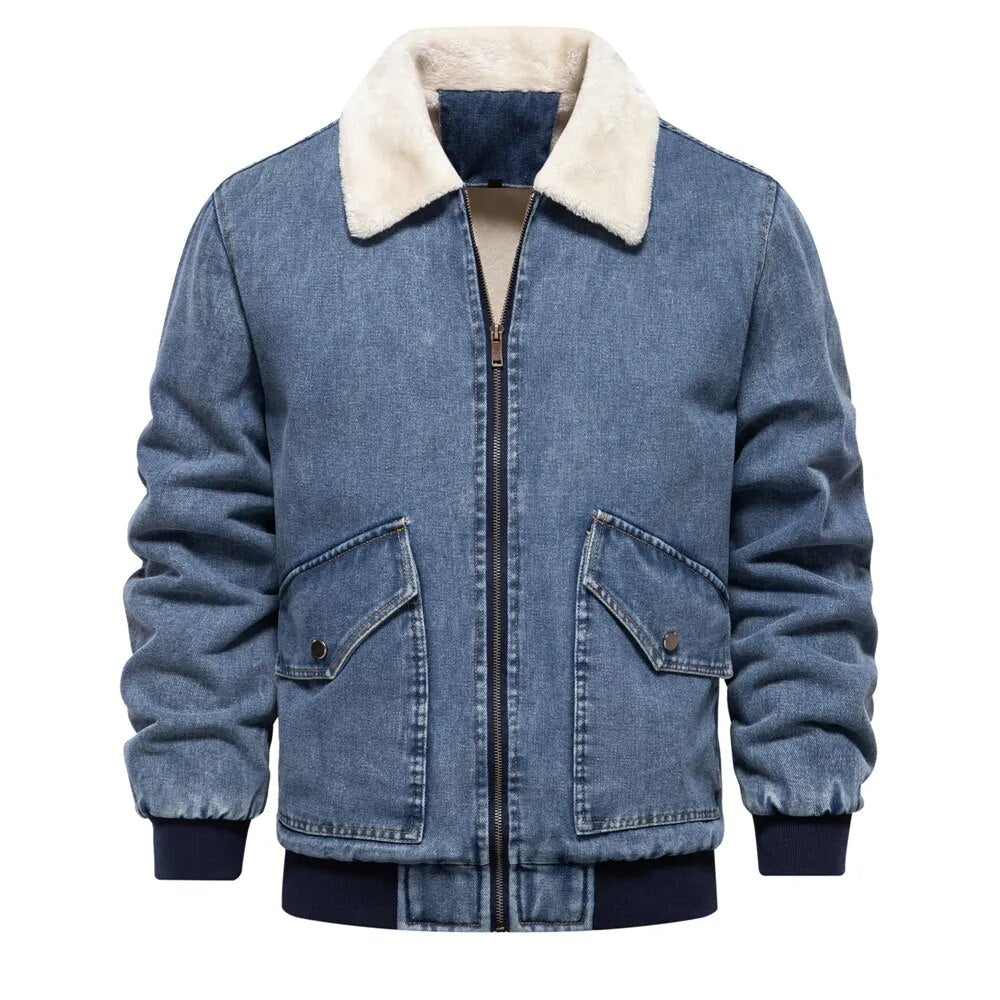 Sherpa Komfort in Denimjacke
