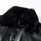Vegane Lederjacke mit Kragen - Liam