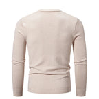 Herrenstrickpullover mit langen Ärmeln und Rundhalsausschnitt - Odrin