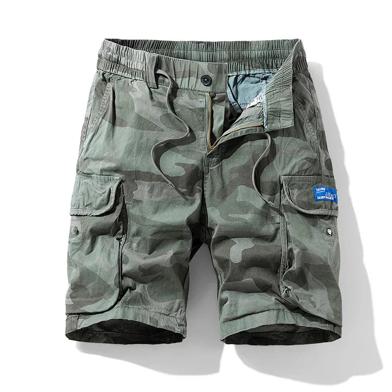 Tarnfarbene Cargo-Shorts mit Seitentaschen für Männer - Malta