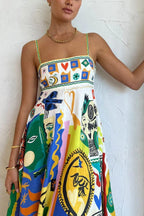 Griechenland Buntes und cooles Kleid