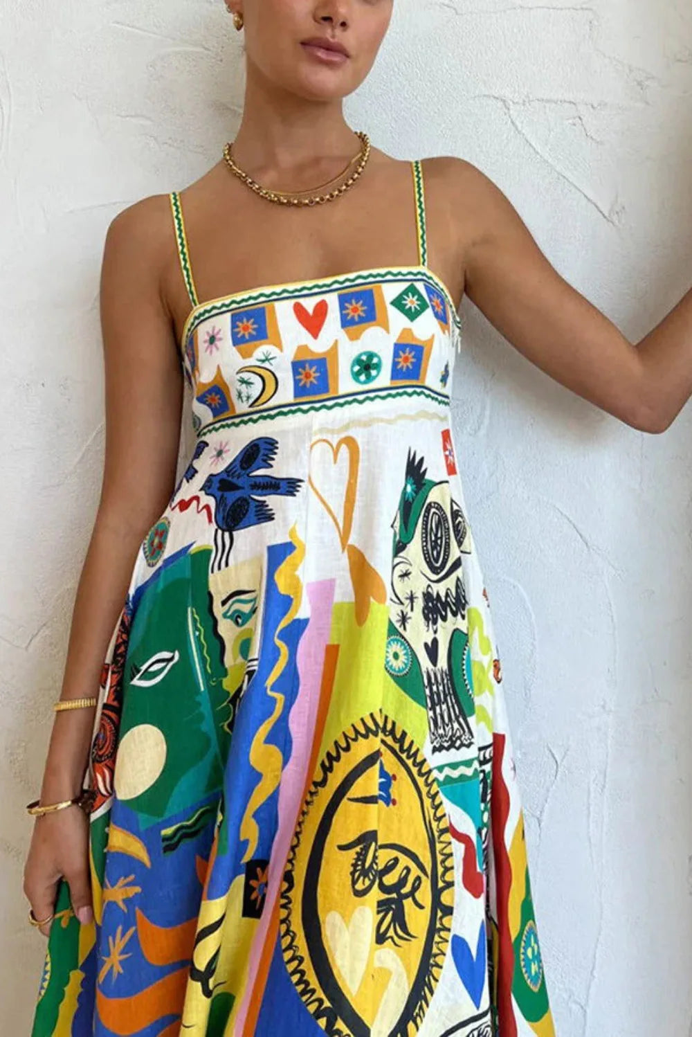 Griechenland Buntes und cooles Kleid
