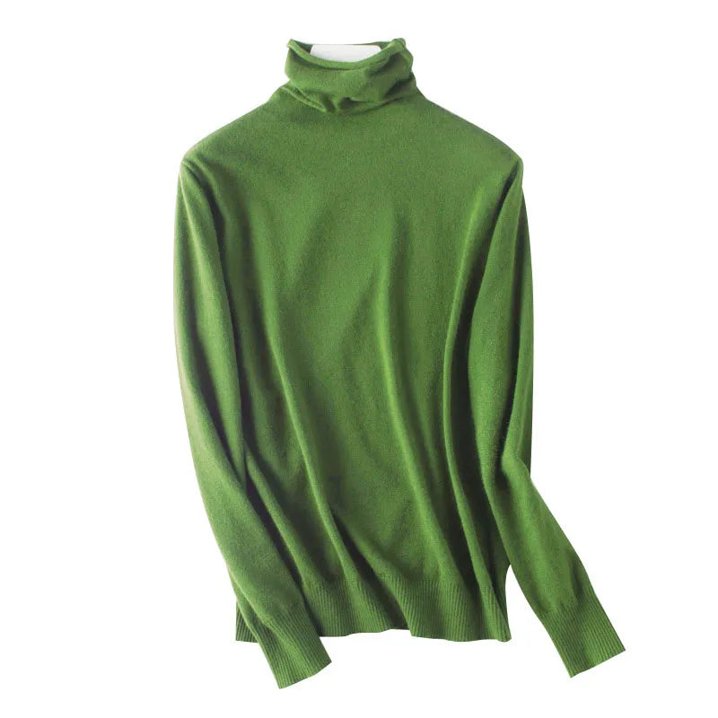 Caro - Bedeckter Schnitt Rollkragenpullover für Frauen