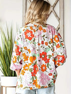 Evyla - Bluse mit Blumen