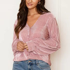 Fara - Elegante Satinbluse