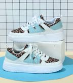 Sophie – Modische Soft Sneaks Sneaker für Damen mit Leopardenmuster und aufregenden Prints