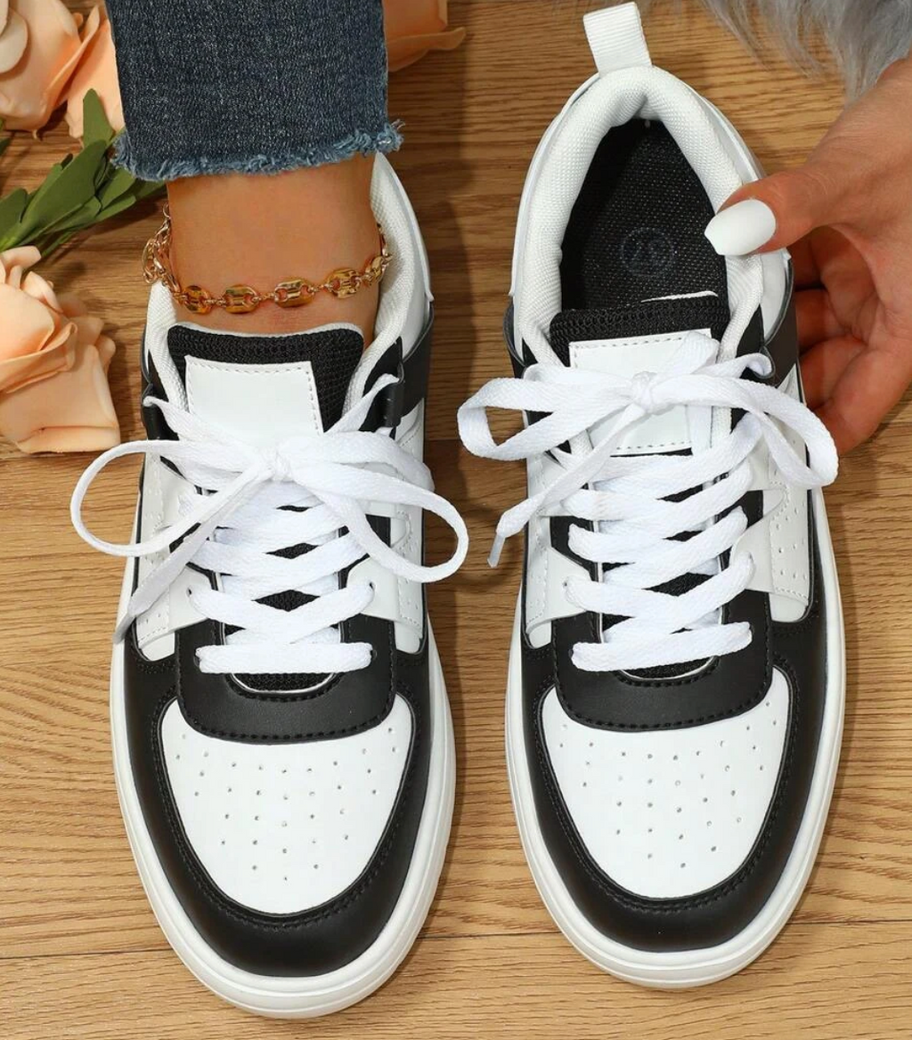 Sophie – Modische Soft Sneaks Sneaker für Damen mit Leopardenmuster und aufregenden Prints