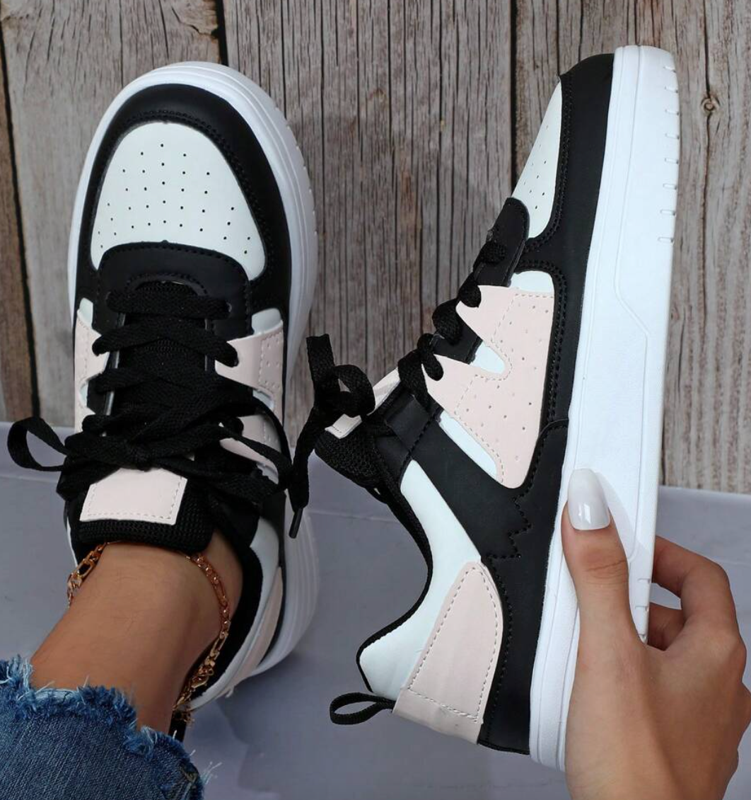 Sophie – Modische Soft Sneaks Sneaker für Damen mit Leopardenmuster und aufregenden Prints