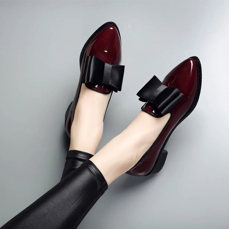 Viktoria - Modische Loafer mit dickem Absatz