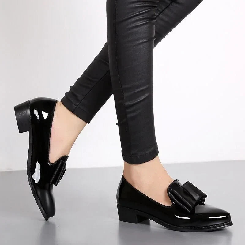 Viktoria - Modische Loafer mit dickem Absatz