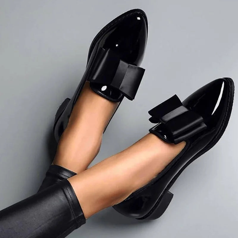Viktoria - Modische Loafer mit dickem Absatz