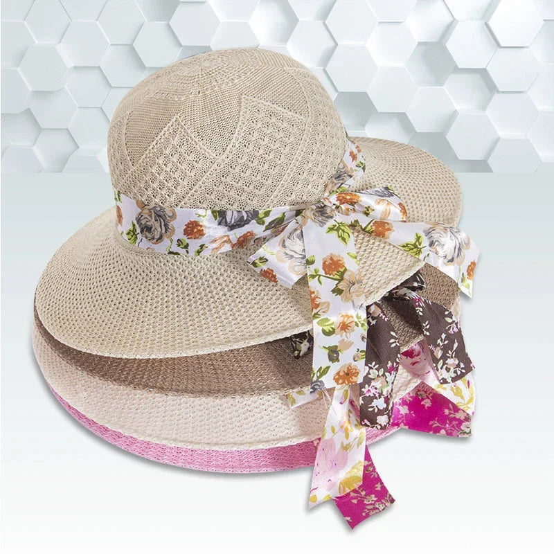Sommermode Hut mit schicker Krawatte