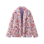 Brianna - Vintage bedruckter Patchwork-Mantel