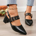 Maya - Elegante sandalen mit kubanischen absätzen