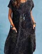 TYRI - Midikleid im Vintage-Stil