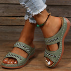 URSEL - Ausgehöhlte Sommersandalen