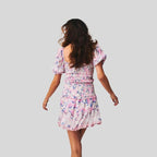 Madeline - Blumenkleid mit Puffärmeln