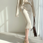 AMALIE - Set aus Strickoberteil und Rock