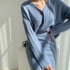 AMALIE - Set aus Strickoberteil und Rock