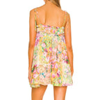 Felicity - Fließendes Camisole-Kleid mit Aquarell-Blumenmuster