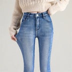 Vanna - Dehnbare Thermo-Jeans
