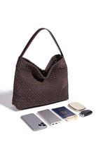 Damen Tragetasche elegant geflochtenes Design