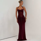Enges Kleid mit Trägern - Elara