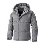 Herren Winter Steppjacke mit Kapuze - Auren