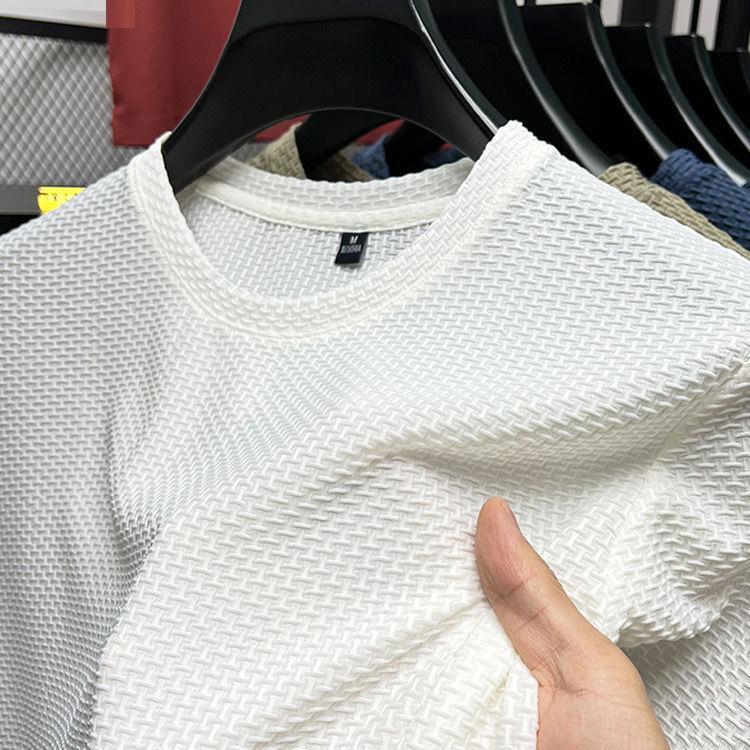 Taylor - Herren-T-Shirt aus Bambusnetz und Eisseide