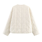 Gesteppte Jacke mit Schleifenmuster - Maeren