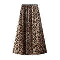 Damenrock mit Leopardenmuster und Pailletten - Ynaris