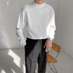 Herren Pullover einfarbig gestrickt - Renwald