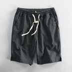 Vertikal gestreifte Herren Shorts mit Kordelzug - Lecce