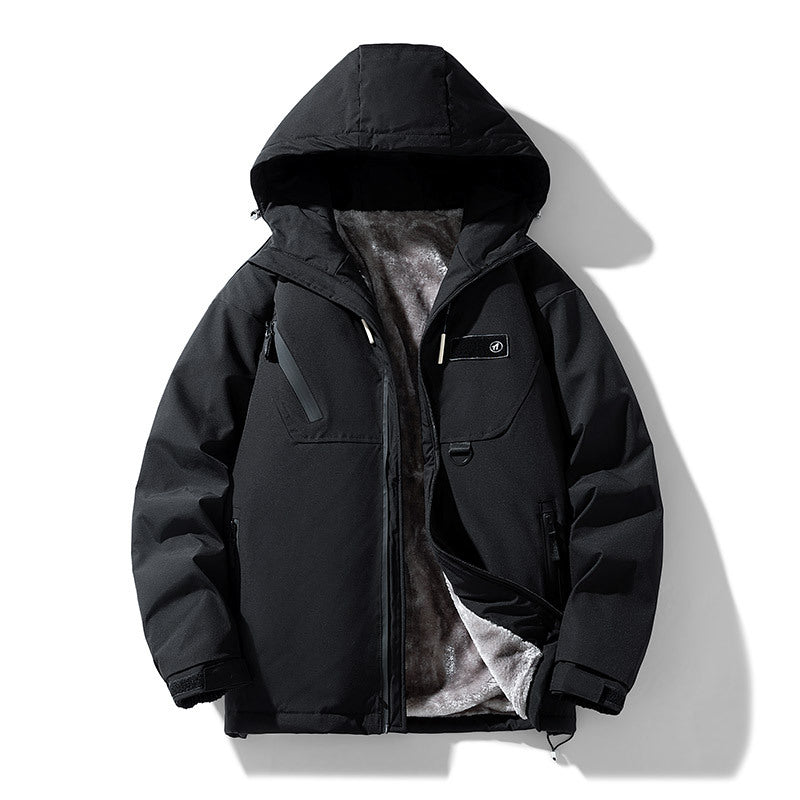 Leichte Herren-Thermojacke mit Kapuze und Innenfutter - Orven