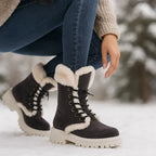 Damen Herbststiefel warm gefüttert rutschfeste Sohle - Natalia