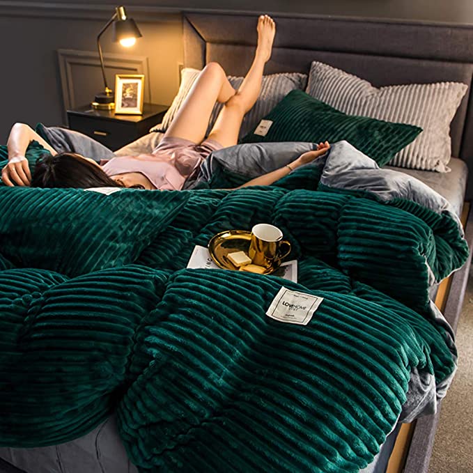 Luxy - Warmer Fleece-Winter-Bettbezug