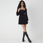 Kleid aus Samt für Frauen - Yalena