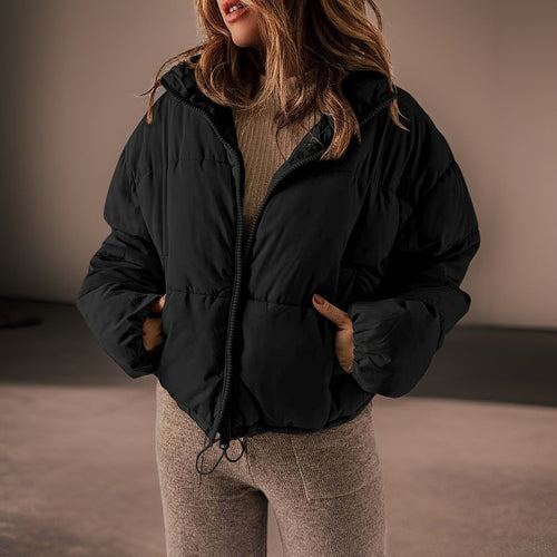Carola - Einfarbige Steppjacke