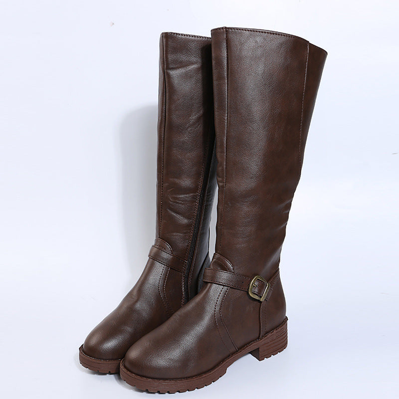 Hohe Winterstiefel mit Schnalle für Reiter - Eryne