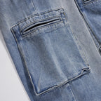 Gerade Utility-Cargo-Jeans für Männer - Falko