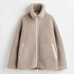 Damen-Fleecejacke mit Umlegekragen - Alfhildr