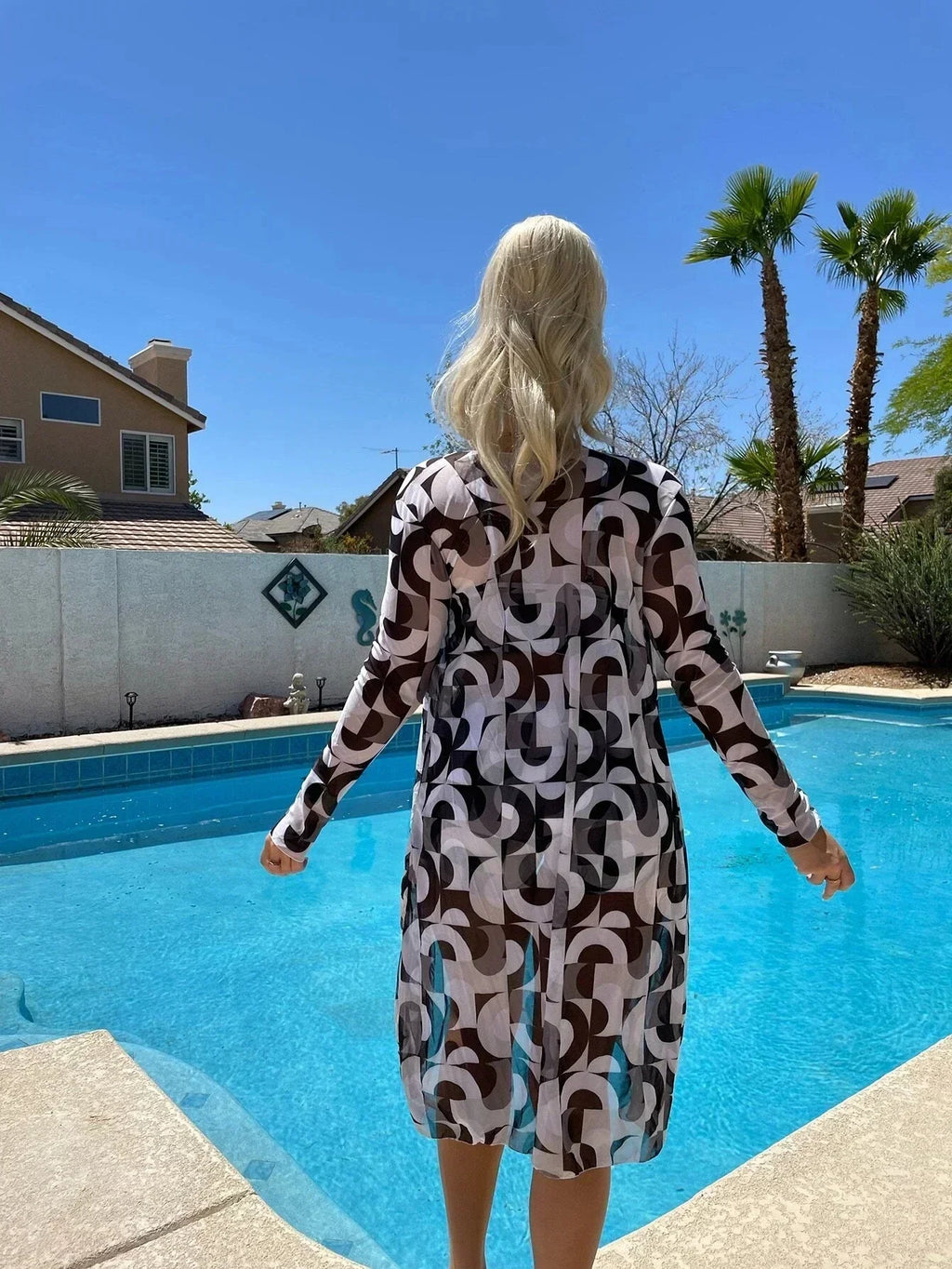 Yeva - Bikiniset mit hoher Taille und Überzieher