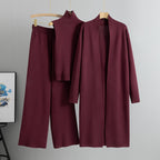 Dreiteiliges Winter-Strickset - Isolde