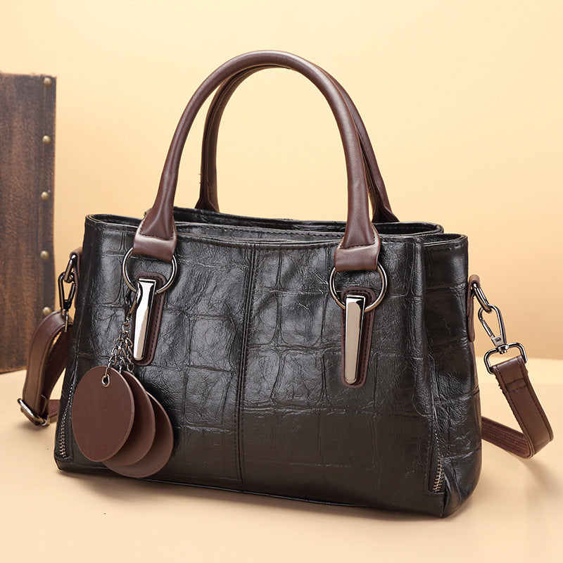 Strukturierte Damenhandtasche mit elegantem Design