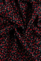 Bertha - Midikleid mit V-Ausschnitt und Blumen